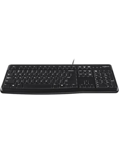 Logitech K120 Teclado USB con Layout Inglés Negro