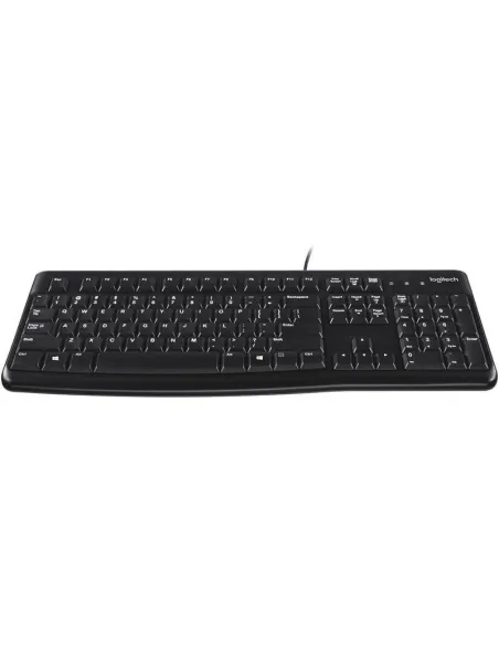 Logitech K120 Teclado USB con Layout Inglés Negro