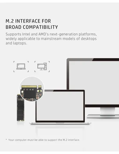 HP EX900 Plus 256GB SSD M.2 PCIe Gen 3x4 NVMe