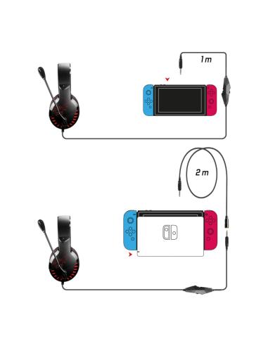 Spirit of Gamer PRO-H3 Nintendo Switch Edition Auriculares Gaming Negro