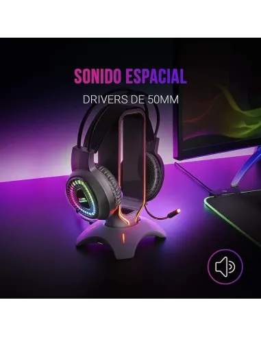 Mars Gaming Auriculares Gaming RGB Negros