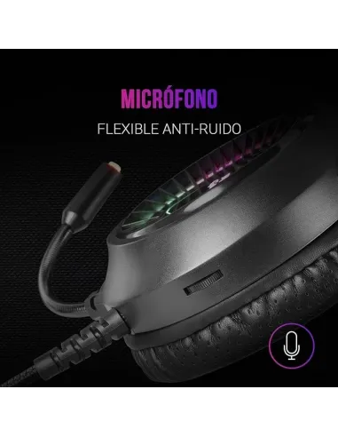 Mars Gaming Auriculares Gaming RGB Negros