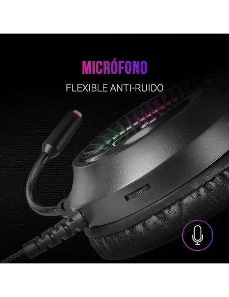 Mars Gaming Auriculares Gaming RGB Negros