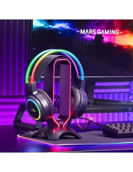 Mars Gaming MHRGB Auriculares Gaming RGB Negros