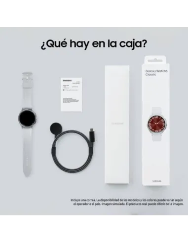 Samsung Galaxy Watch6 Classic Bluetooth 43mm Plata