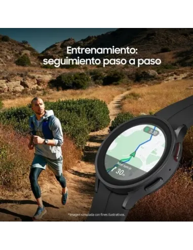 Samsung Galaxy Watch5 Pro Bluetooth 45mm Reloj Smartwatch Gris Titanio