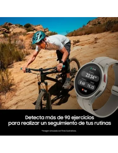 Samsung Galaxy Watch5 Pro Bluetooth 45mm Reloj Smartwatch Gris Titanio
