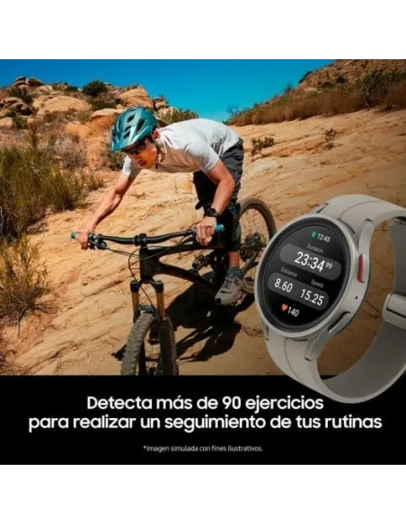 Samsung Galaxy Watch5 Pro Bluetooth 45mm Reloj Smartwatch Gris Titanio