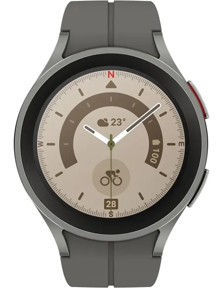 Samsung Galaxy Watch5 Pro Bluetooth 45mm Reloj Smartwatch Gris Titanio