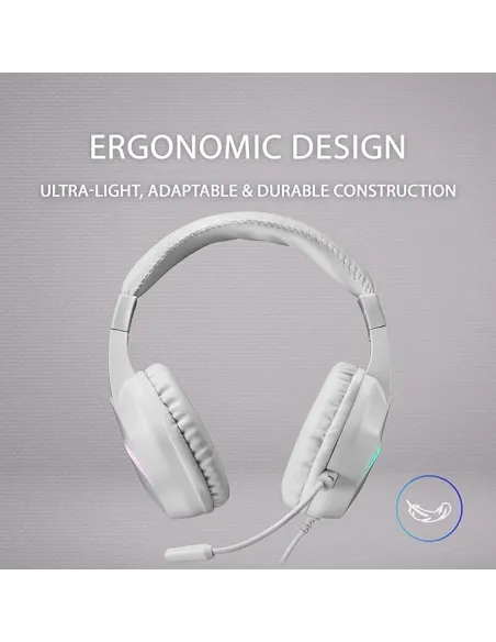 Mars Gaming MH122 Auriculares Gaming FRGB Blancos