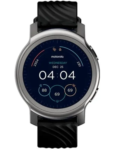 Motorola MOSWZ100-SS Moto Watch 100 Smartwatch Glacier Silver