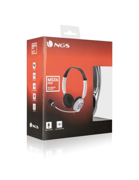 NGS MSX6PRO Auricular+micro+control de volumen
