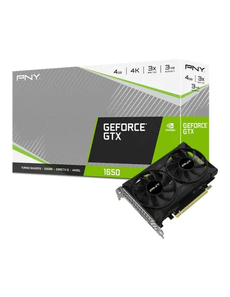 PNY GeForce GTX 1650 Dual Fan 4GB GDDR6