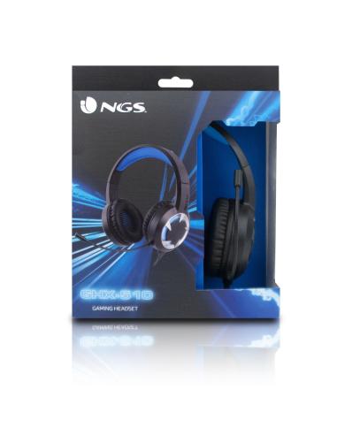 NGS GHX-510 Auriculares Gaming Negro/Azul