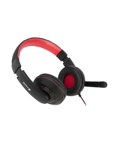NGS VOX420-DJ Auriculares Negro/Rojo