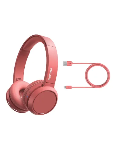 Philips TAH4205RD/00 Auriculares Inalámbricos Bluetooth Rojos