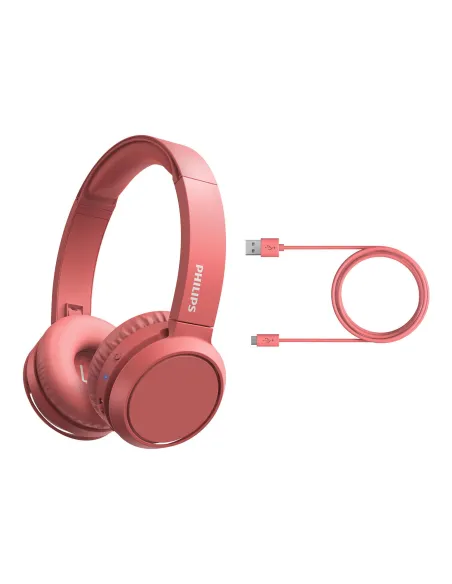 Philips TAH4205RD/00 Auriculares Inalámbricos Bluetooth Rojos