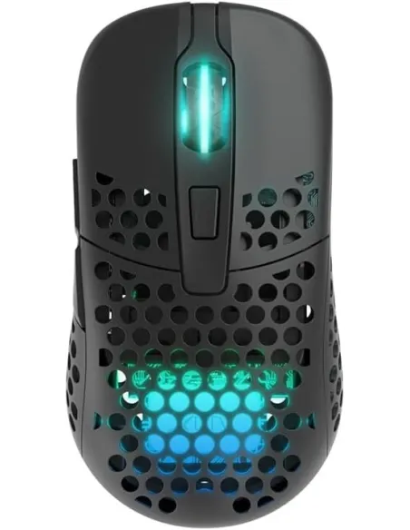Cherry Xtrfy M42 RGB Ratón Gaming 16000 DPI Negro
