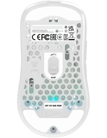 Cherry Xtrfy M42 RGB Ratón Gaming 16000 DPI Blanco