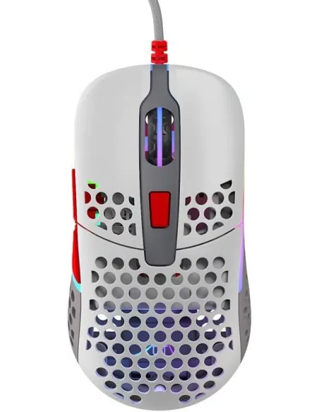 Cherry Xtrfy M42 RGB Ratón Gaming 16000 DPI Retro Gris