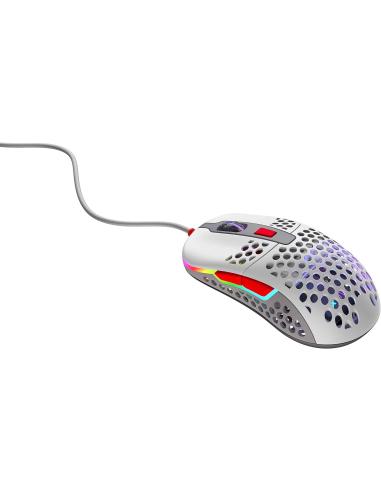 Cherry Xtrfy M42 RGB Ratón Gaming 16000 DPI Retro Gris