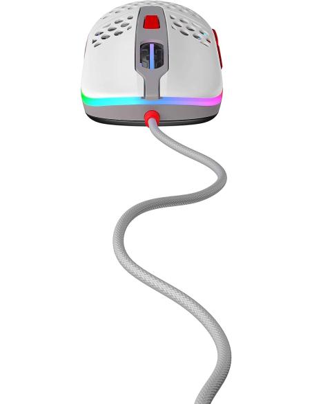 Cherry Xtrfy M42 RGB Ratón Gaming 16000 DPI Retro Gris