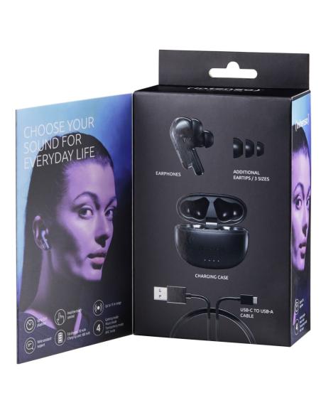 Intenso Buds T300A Auriculares Inalámbricos Negros