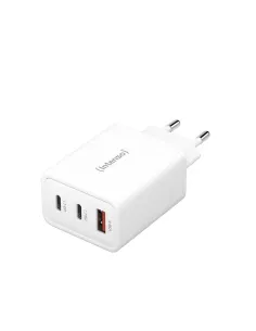 Intenso 7806512 Cargador Pared GaN W65ACC 1xUSB-A/2xUSB-C Blanco-AATCAT0366