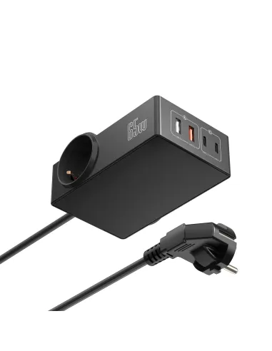 Ewent EW3992 Base de Carga Múltiple Interior 1.5m Negro