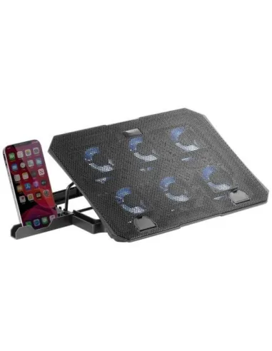 Mars Gaming MNBC23 Base Refrigeradora y Stand Negro para Portátil hasta 16"