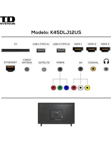 TD Systems K45DLJ12US 45" LED UltraHD 4K