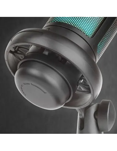 Mars Gaming MMIC-SE Micrófono de Estudio ARGB Ultra Alta Definición Cardioide Negro