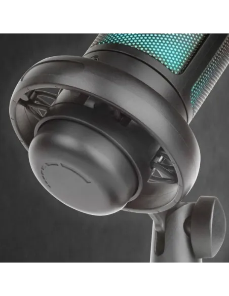 Mars Gaming MMIC-SE Micrófono de Estudio ARGB Ultra Alta Definición Cardioide Negro