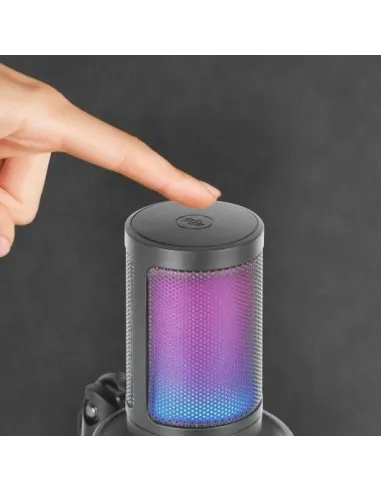 Mars Gaming MMIC-SE Micrófono de Estudio ARGB Ultra Alta Definición Cardioide Negro