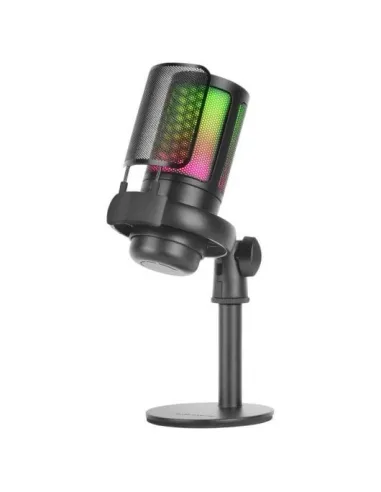 Mars Gaming MMIC-SE Micrófono de Estudio ARGB Ultra Alta Definición Cardioide Negro