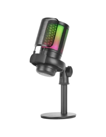 Mars Gaming MMIC-SE Micrófono de Estudio ARGB Ultra Alta Definición Cardioide Negro