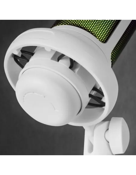 Mars Gaming MMIC-SE Micrófono de Estudio ARGB Ultra Alta Definición Cardioide Blanco