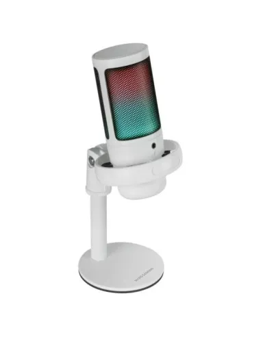 Mars Gaming MMIC-SE Micrófono de Estudio ARGB Ultra Alta Definición Cardioide Blanco