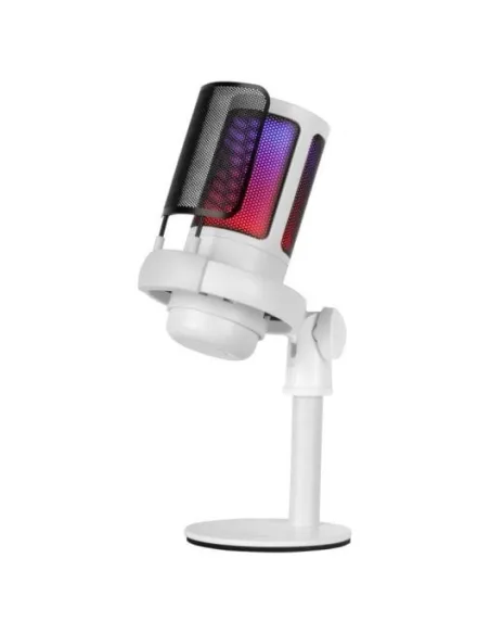 Mars Gaming MMIC-SE Micrófono de Estudio ARGB Ultra Alta Definición Cardioide Blanco