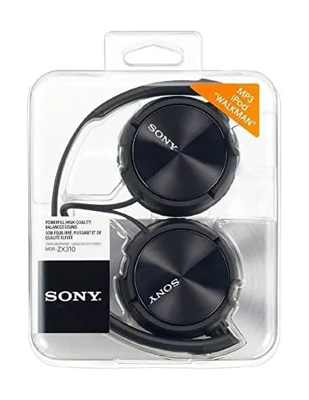 Sony MDR-ZX310 Auricular Negro