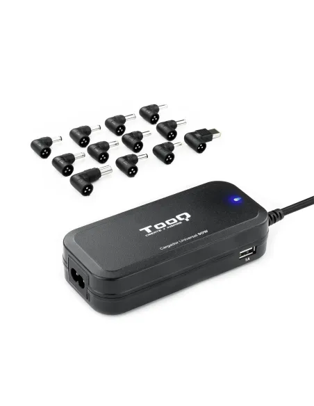 TooQ TQLC-90BS02AT Cargador para Portátil Universal 90W Negro