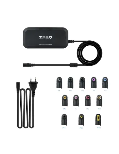 TooQ TQLC-90BS02AT Cargador para Portátil Universal 90W Negro