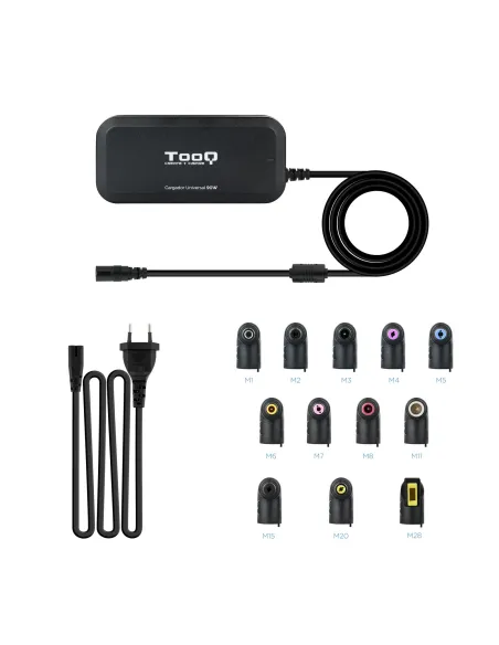 TooQ TQLC-90BS02AT Cargador para Portátil Universal 90W Negro
