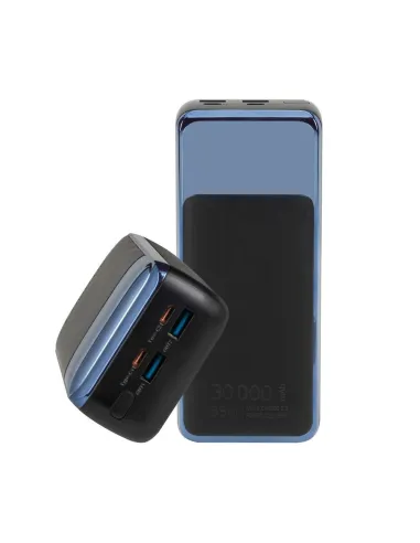 Rivacase VA1080 Powerbank 30000mAh 65W con LCD para Portatiles USB-C Negro