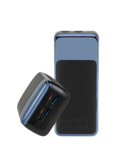 Rivacase VA1080 Powerbank 30000mAh 65W con LCD para Portatiles USB-C Negro