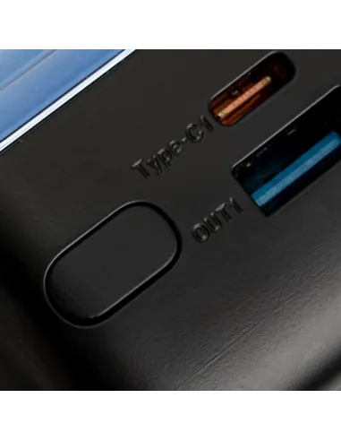 Rivacase VA1080 Powerbank 30000mAh 65W con LCD para Portatiles USB-C Negro