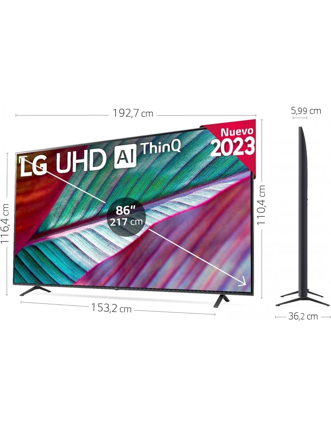 LG 86UR78006LB 86" LED UltraHD 4K HDR10 Pro