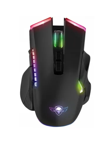 Spirit of Gamer Elite M70 Ratón Gaming Inalámbrico RGB 4800 DPI Negro