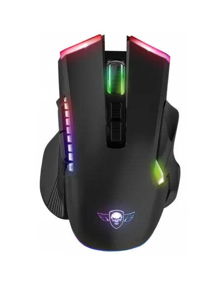 Spirit of Gamer Elite M70 Ratón Gaming Inalámbrico RGB 4800 DPI Negro