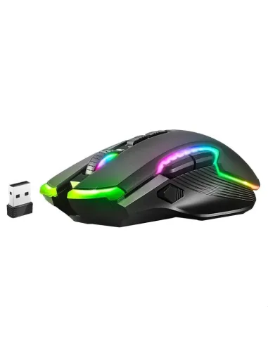 Spirit of Gamer Elite M70 Ratón Gaming Inalámbrico RGB 4800 DPI Negro
